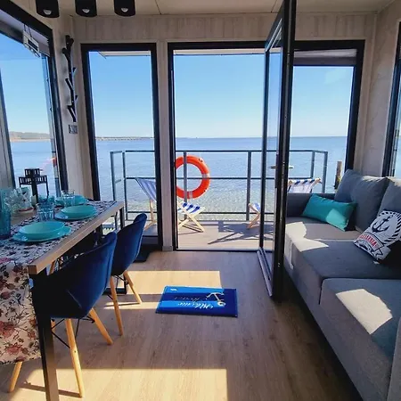 Domki Na Wodzie Jastarnia - Houseboat Exterior foto